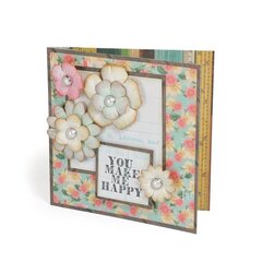 Happy Coquette Flowers Card