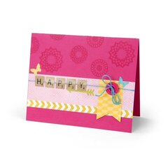 Happy Game Tile Card by Cara Mariano
