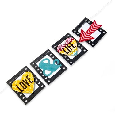 Life and Love Filmstrip Banner by Cara Mariano