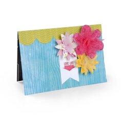 Love Life Flowers Card by Cara Mariano