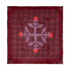 Crimson Rose Wall Hanging by Jorli Perine