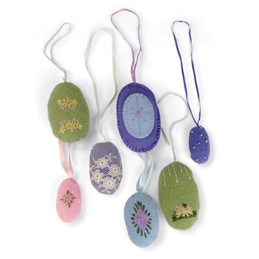 Eggciting Spring Ornaments by Kathleen Bahret
