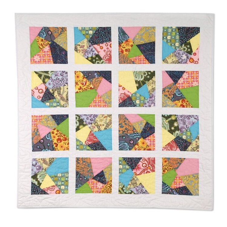 Crazy Squares Quilt by Cheryl Adam