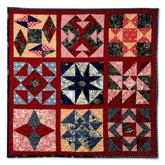 Rue Indienne Sampler Wall Hanging by Ronda McCord