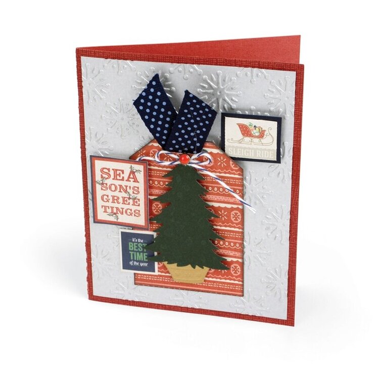 Christmas Tree Tag Card by Deena Ziegler