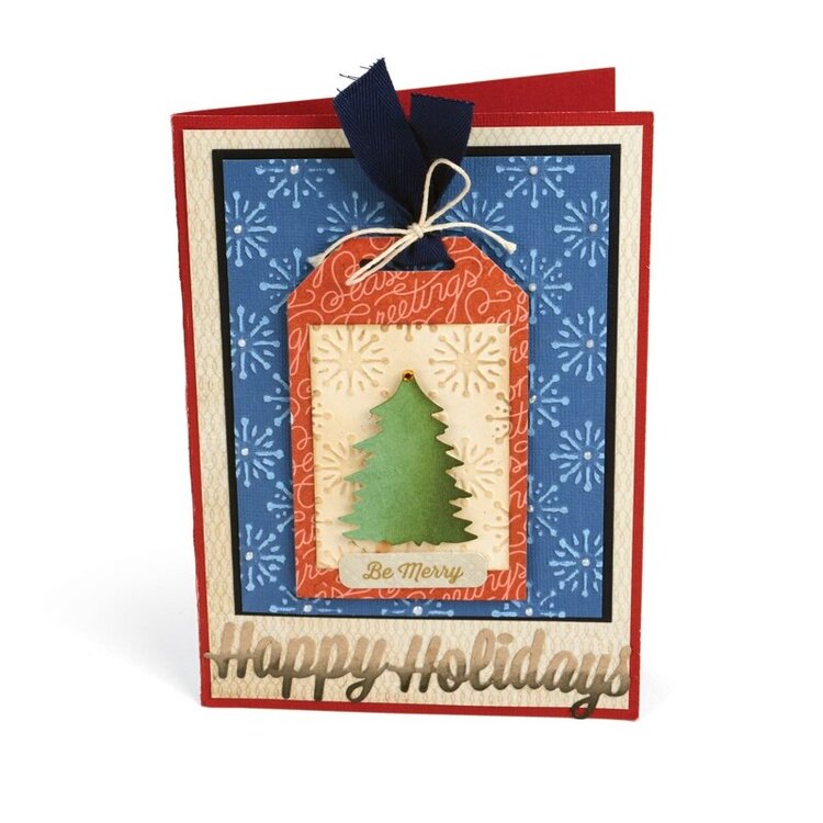 Christmas Tree Tag Card #2 by Deena Ziegler