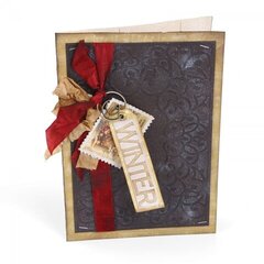 Embossed Winter Card by Wendy Cuskey