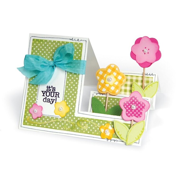 It&#039;s Your Day Flower Step-Ups Card by Deena Ziegler