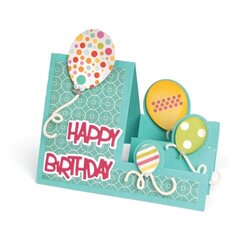 Birthday Balloons Step-Ups Card by Deena Ziegler