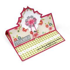Thanks Charming Stand-Ups Card by Deena Ziegler