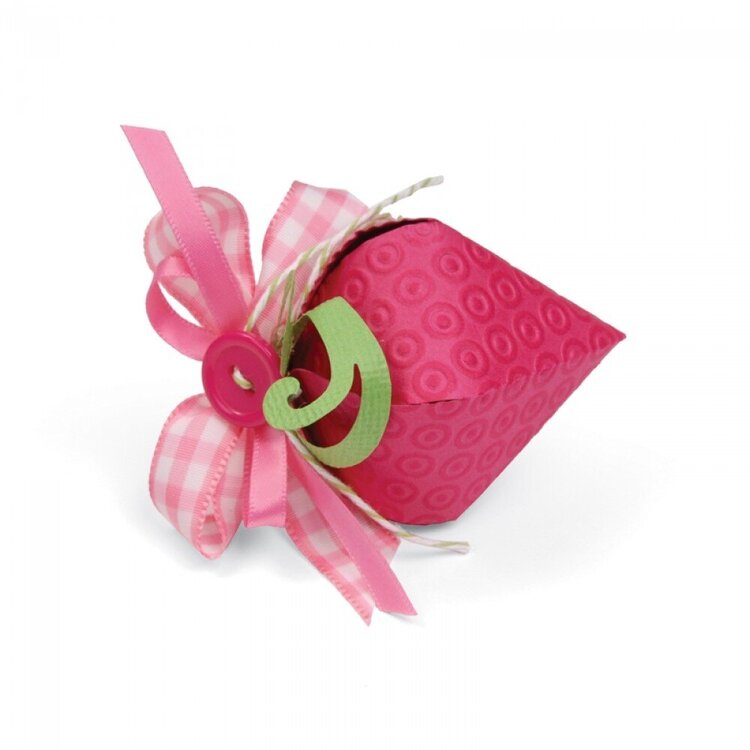 Embossed Strawberry Favor Box