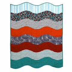 Wave Quilt by Victoria Findlay Wolfe