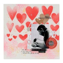 Capture Life's Moments Scrapbook Page