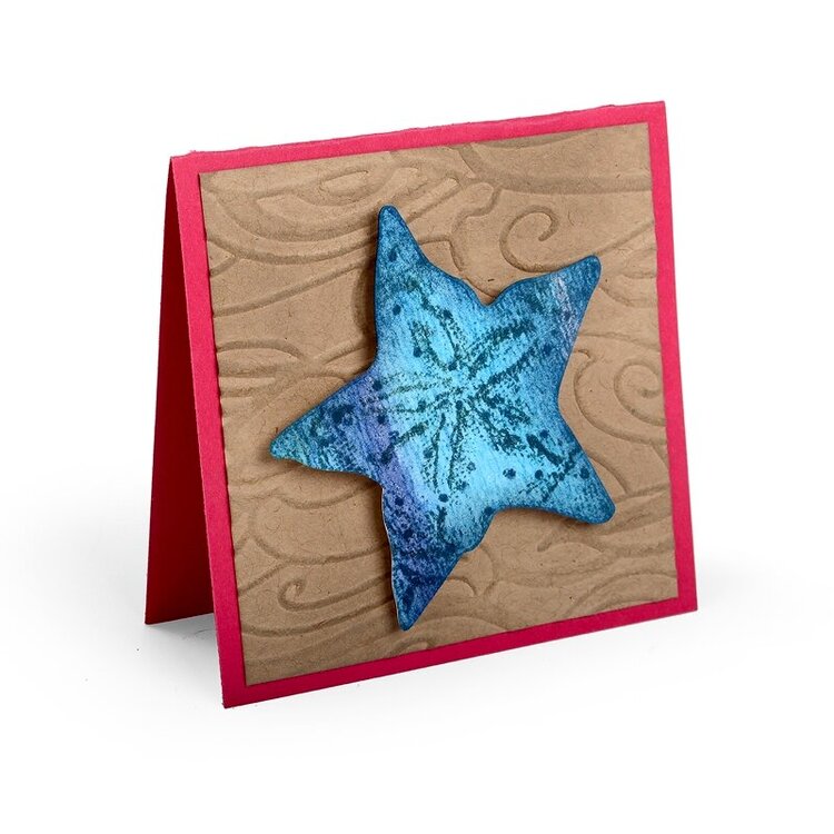 Embossed Starfish Card #2