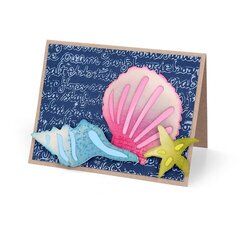 Seashells & Ocean Script Card