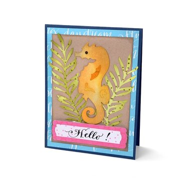 Hello Seahorse Card
