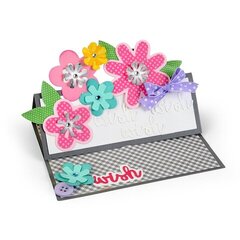 Wish Flowers Stand-Ups Card