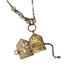 Things I Do For Love Necklace by Betsy Kaage