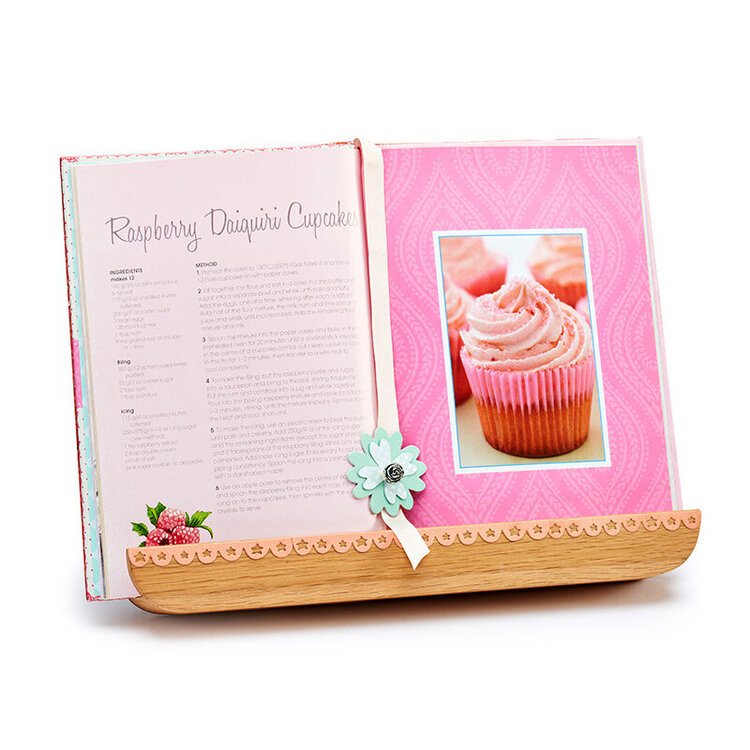 Decorated Recipe Book Stand