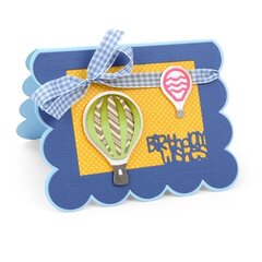 'Birthday Wishes' Hot Air Balloon Card by Deena Ziegler