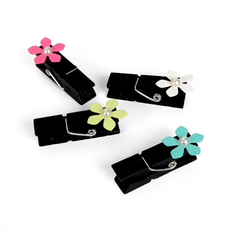 Mini Flower Clothespins by Deena Ziegler