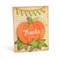 'Thanks' Pumpkin Card