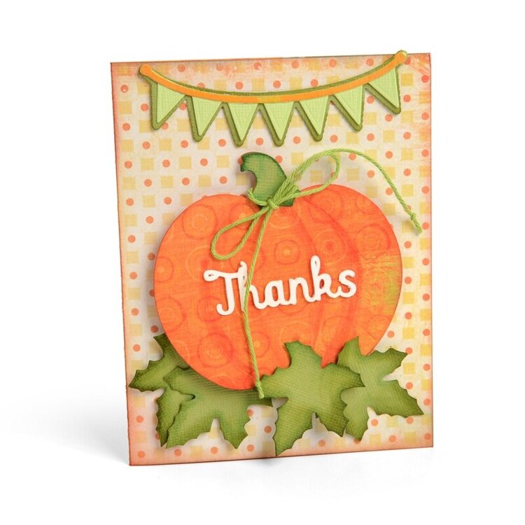 &#039;Thanks&#039; Pumpkin Card