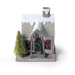 Village Snow Covered Country Cabin