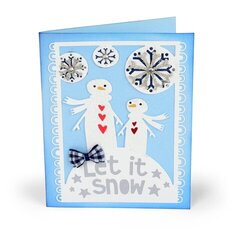 Let it Snow Snowmen Card 2
