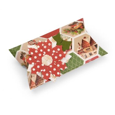 Poinsettia Pillow Box