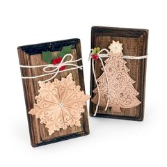 Christmas Snowflake/Christmas Tree Plaques