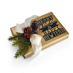 Merry Christmas Happy New Year Gift Topper
