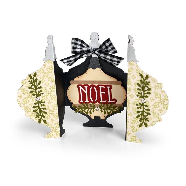 Noel Ornament Fold a Long Card 2