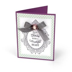 Give Thanks with a Grateful Heart Card