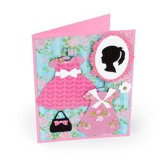 Cameo Party Dress Card