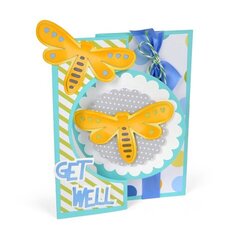 Get Well Dragonfly Flip Its Card