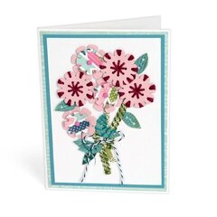 Stitched Flower Bouquet Card