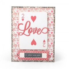 2 Hearts Love Card