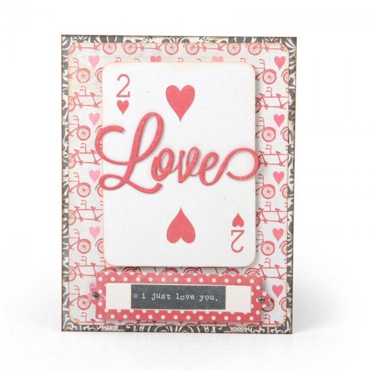 2 Hearts Love Card