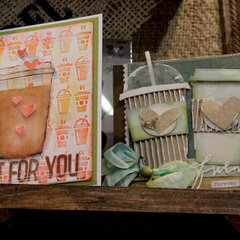 Coffee Inspired Dies from Tim Holtz Alterations by Sizzix