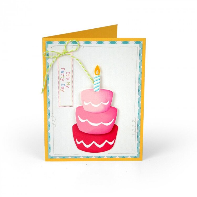 Make a Wish Cake Cards featuring 13 pk Cake Triplits Die Set