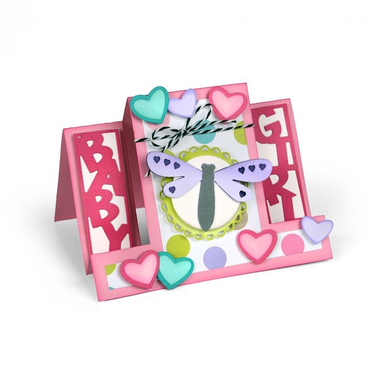 15 pc Sizzix Step-Up Card Die Set - Cute as a Bug