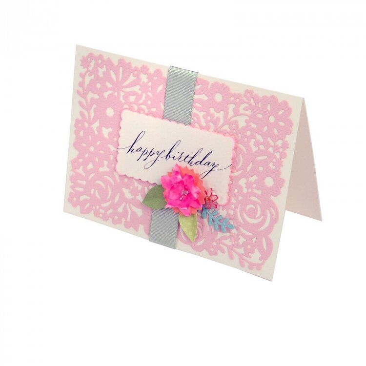 Floral Happy Birthday Card