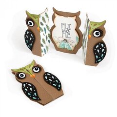 Fly with Me Owl Fold-a-Long Card