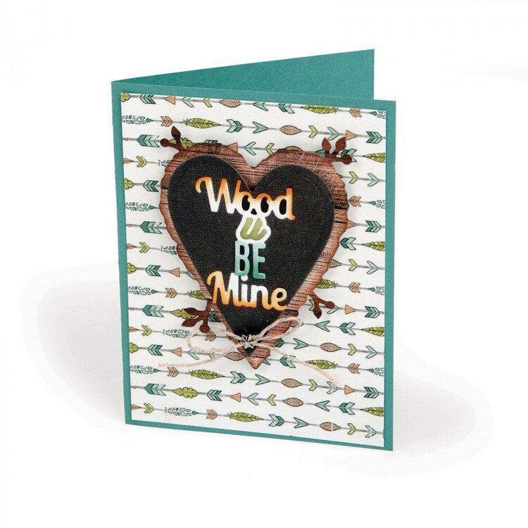Wood U Be Mine Card