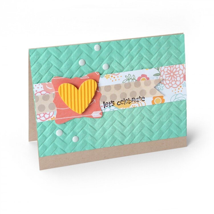 Let&#039;s Celebrate Woven Card