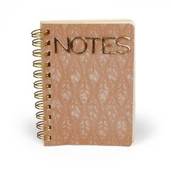 Embossed Feathers Notebook