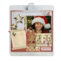 Merry & Bright Scrapbook Page
