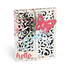 Hello Butterfly Gatefold Card