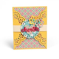 Cherish Flowers Gatefold Card